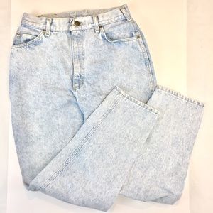 Vintage Lee Riders High-waisted Acid Wash Jeans